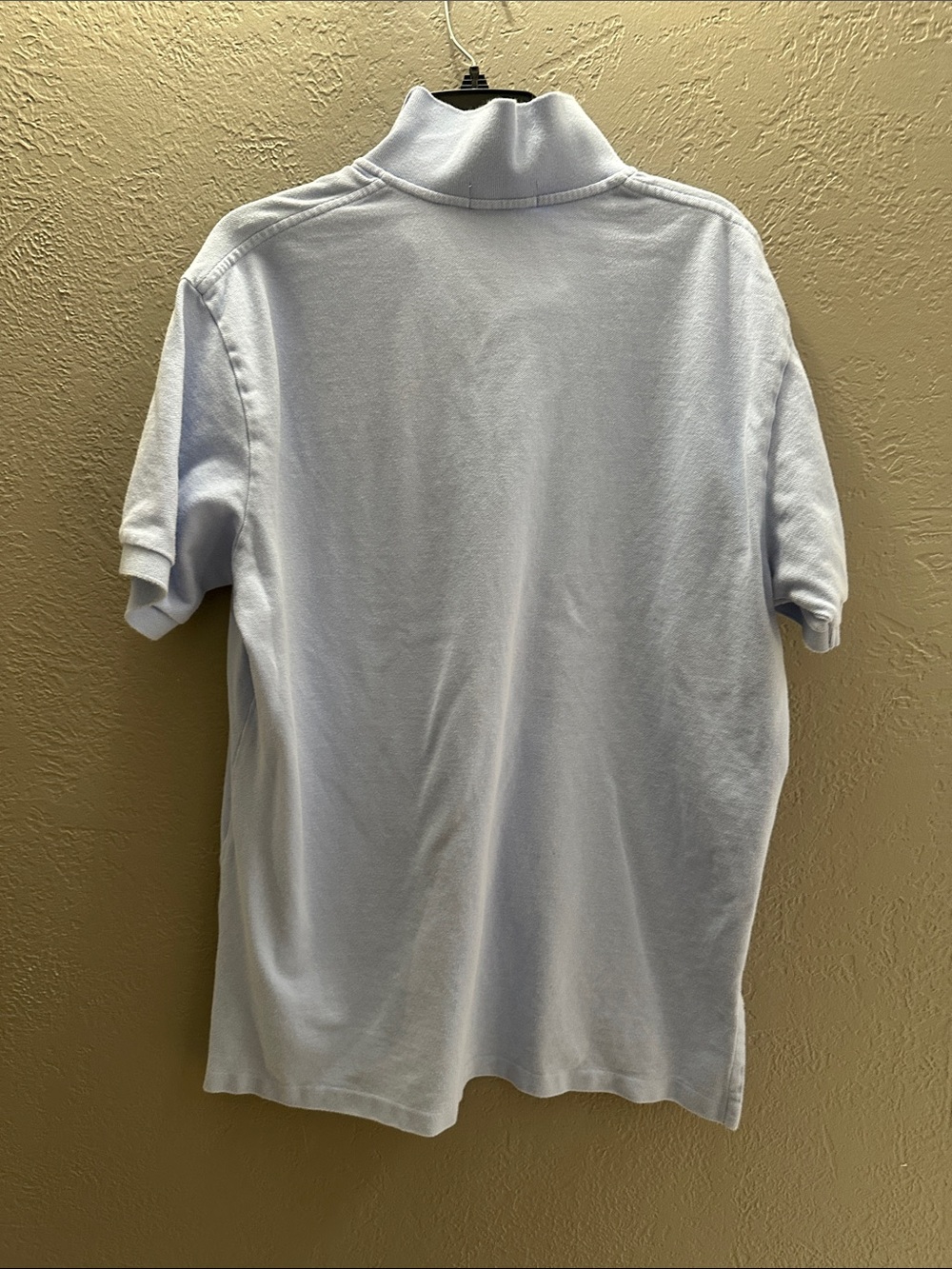 Ralph Lauren Pale Blue Short Sleeve Polo with Orange Pony - Picture 2 of 2